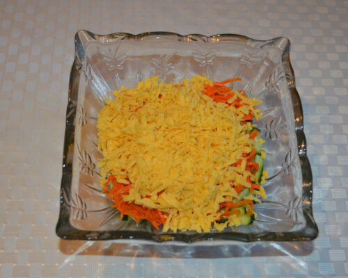 Grate the cheese