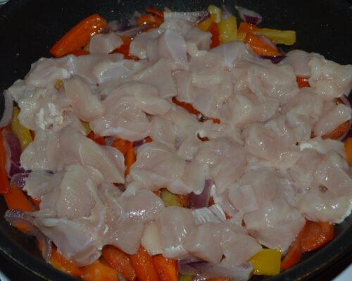 add the chicken breast