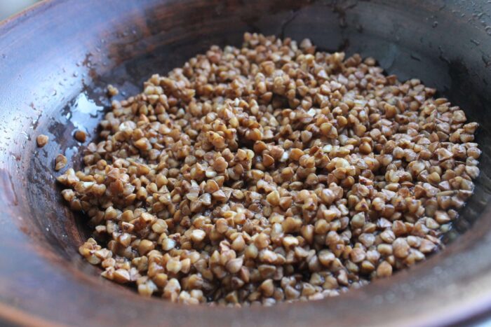 Каша у меня уже была готова