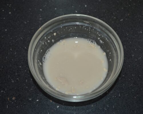 Mix the yeast with a little warm water