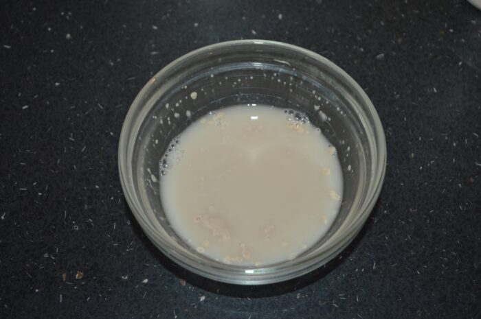 Mix the yeast with a little warm water