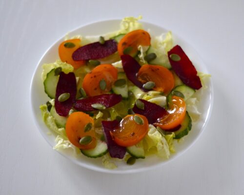 sprinkle with pumpkin seeds