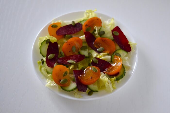 sprinkle with pumpkin seeds