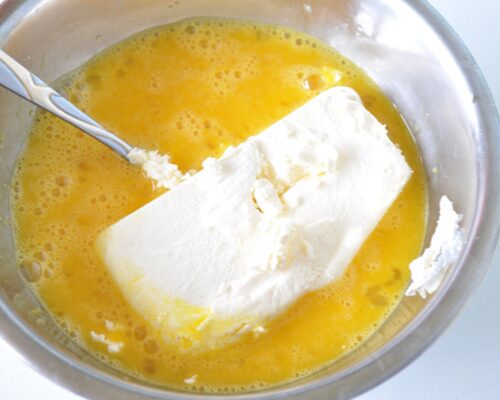Then add honey and butter