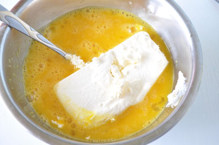 Then add honey and butter