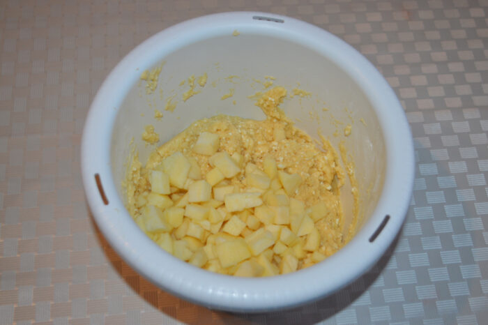 Cut one of the three apples