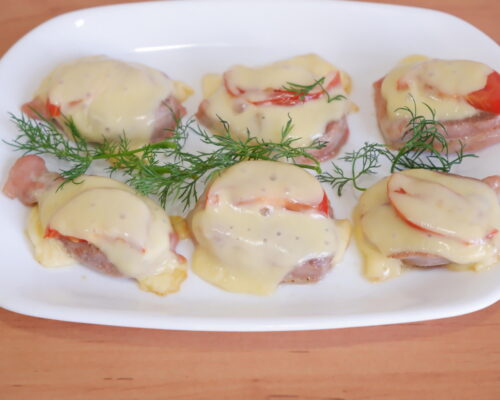 Bake the medallions