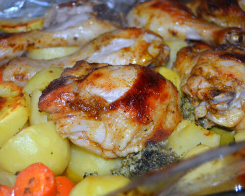 Once again place in the oven