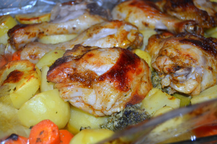 Once again place in the oven