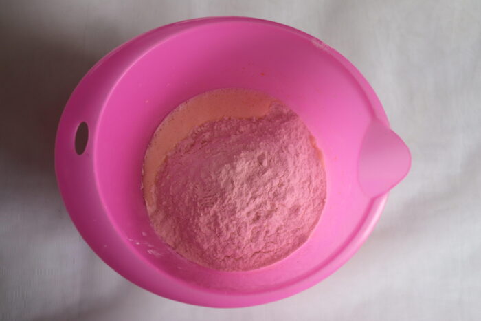 add the flour mixture