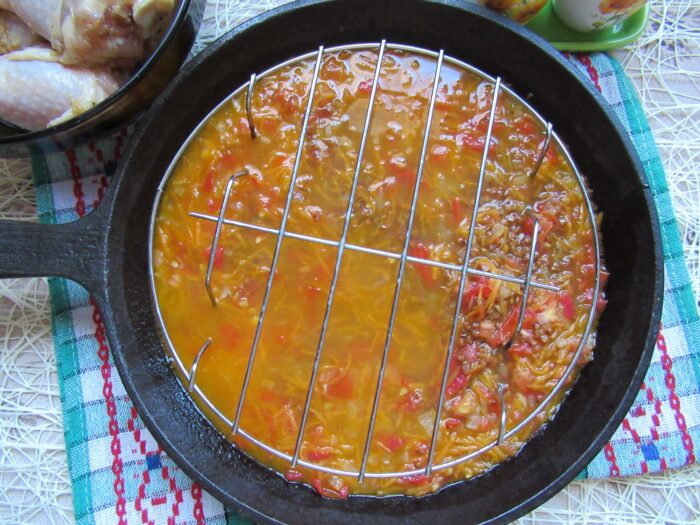 Puneti in tigaie gratarul