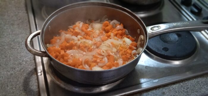 The pilaf turns out to be not greasy and tasty