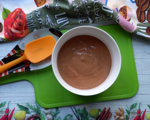 Transfer to a bowl (or container) and place in the freezer