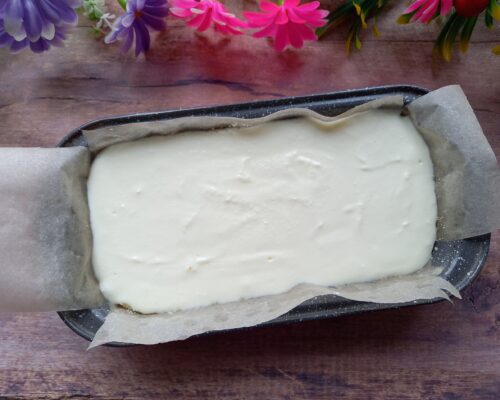 Pour the filling on top