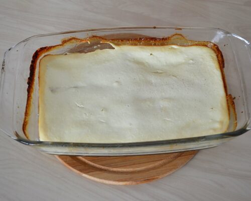 remove the cake from the oven