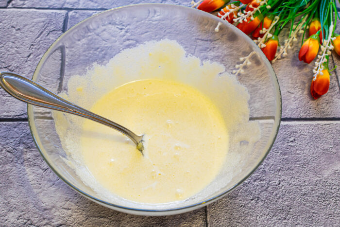 добавить крахмал и соль