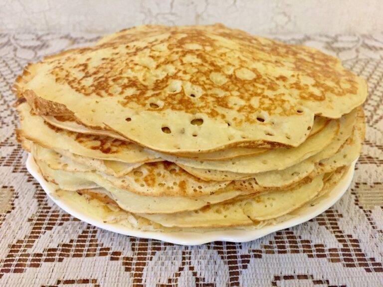 Блины на пшенной каше