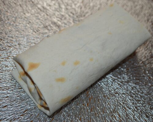 Wrap the shawarma carefully