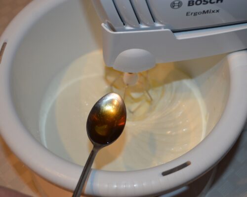 Add a teaspoon of vanilla essence