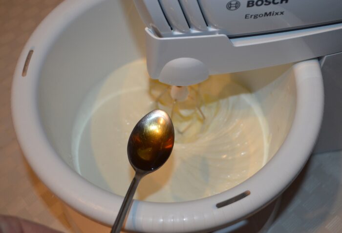Add a teaspoon of vanilla essence