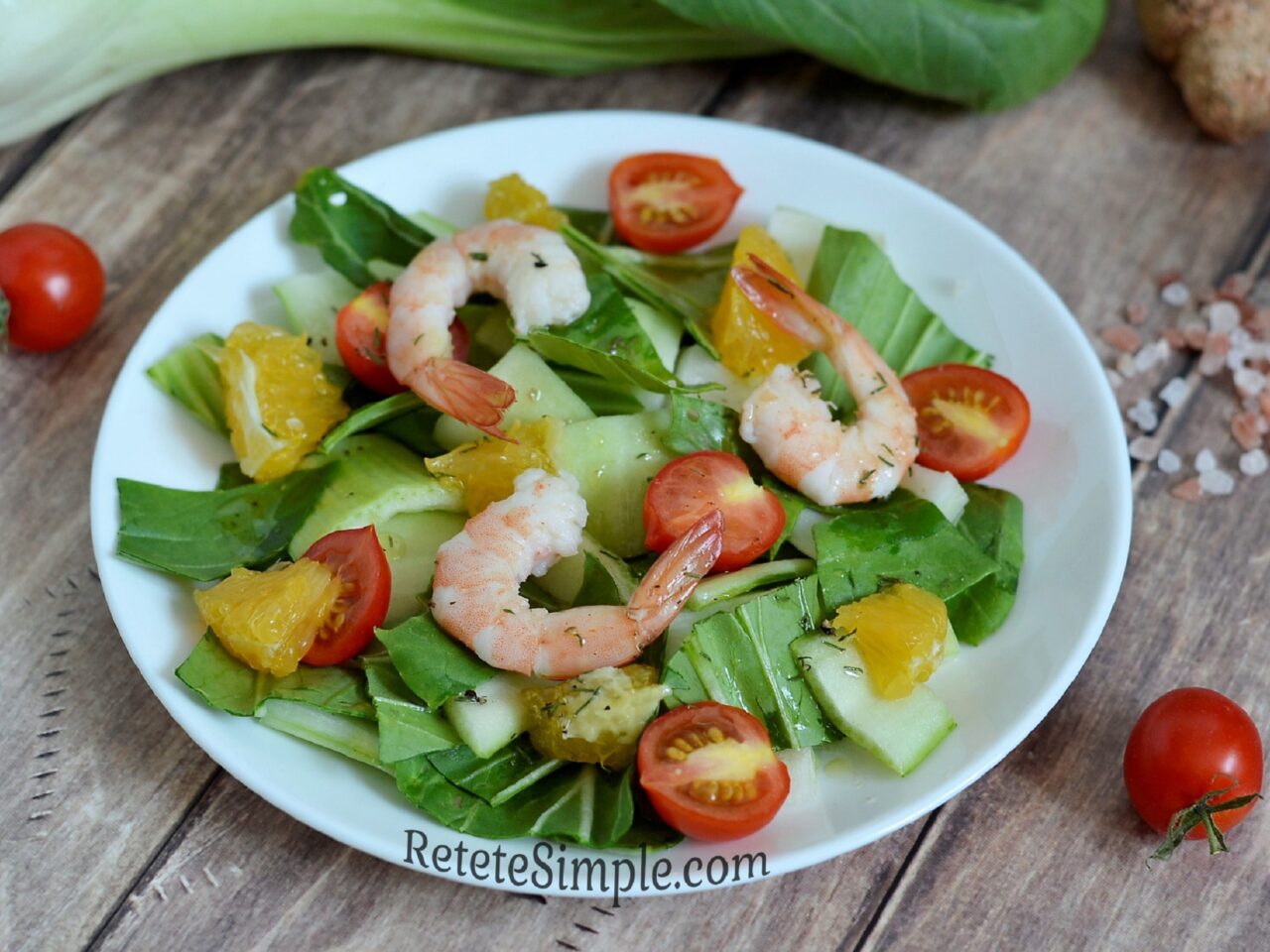 Royal Shrimp & Bok Choy Salad