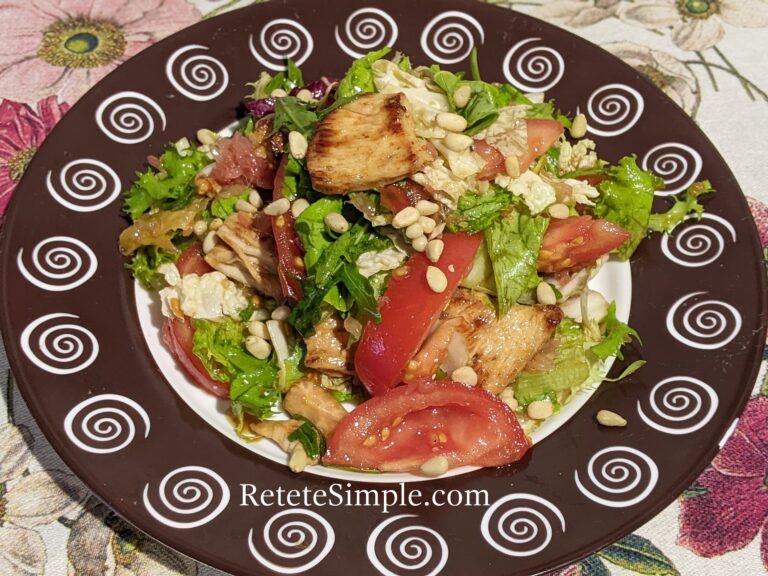 Crispy Chicken & Mixed Vegetable Salad
