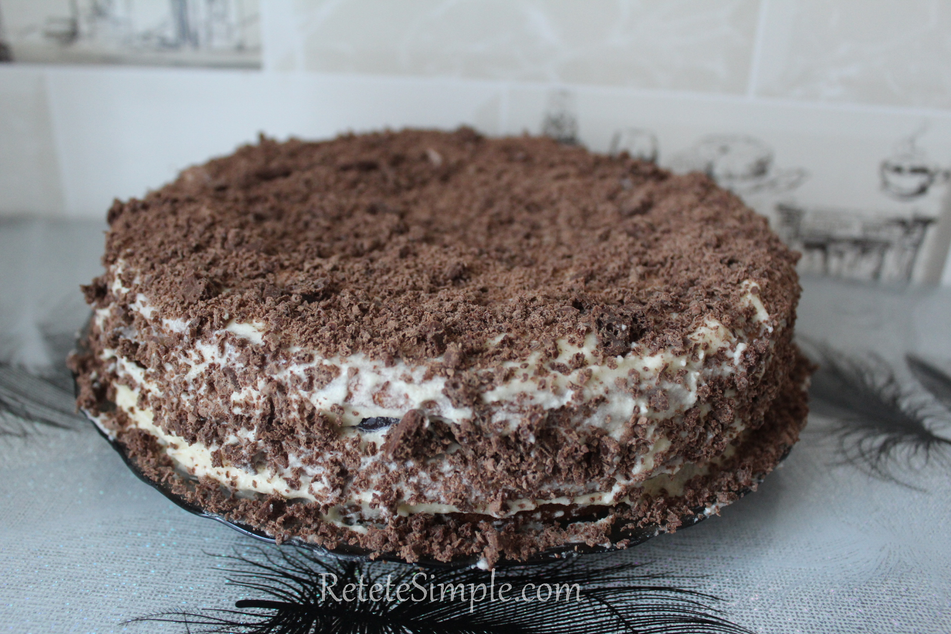 Chocolate cherry cake