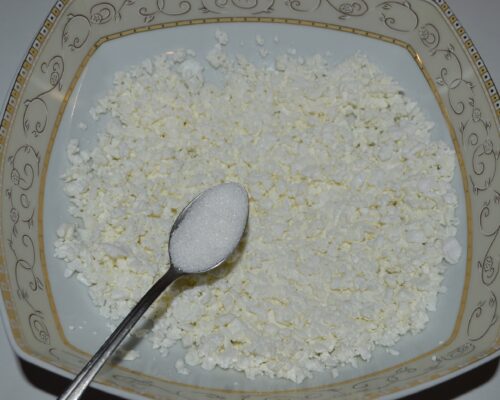 Add the vanilla sugar