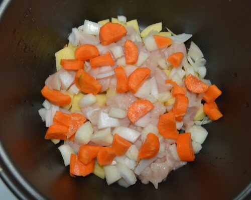 Add the chopped carrot