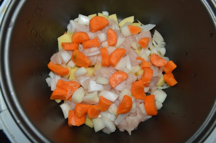 Add the chopped carrot