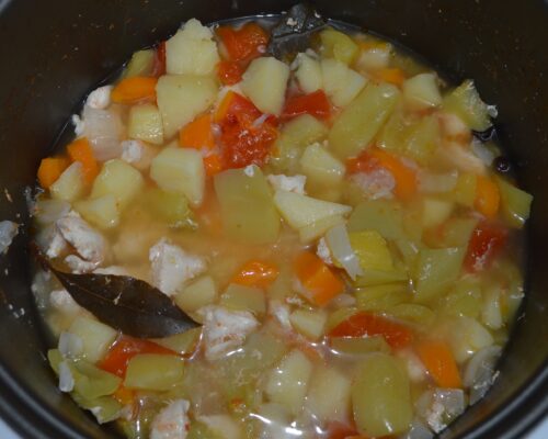 Select the "soup/stew" program