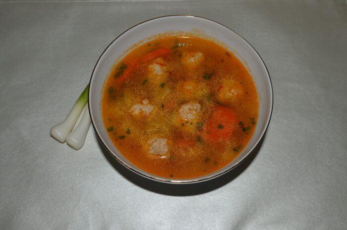 Pour into a plate and serve