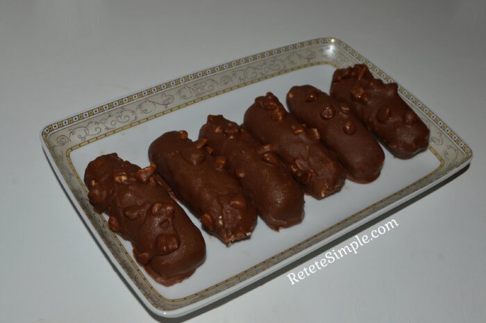 Homemade dessert bars of cottage cheese, coconut, and chocolate