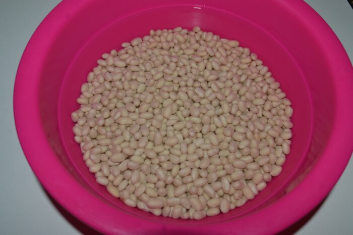 Soak the beans in cold water overnight