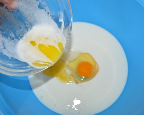 Melt the butter in the microwave