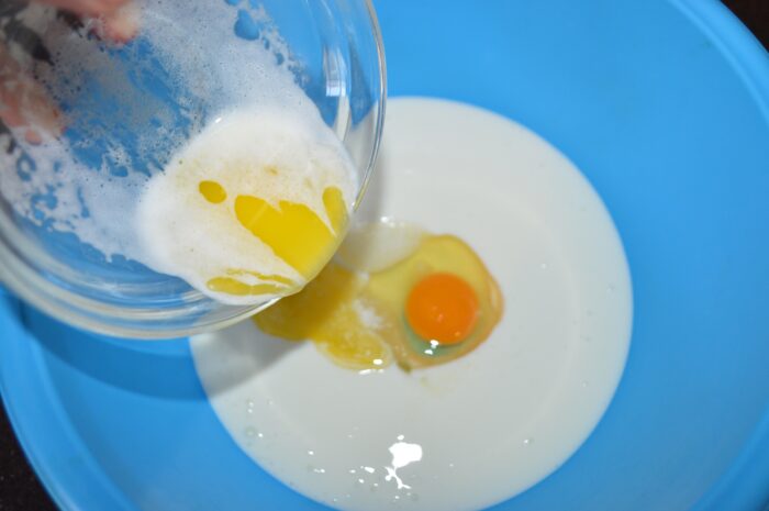 Melt the butter in the microwave