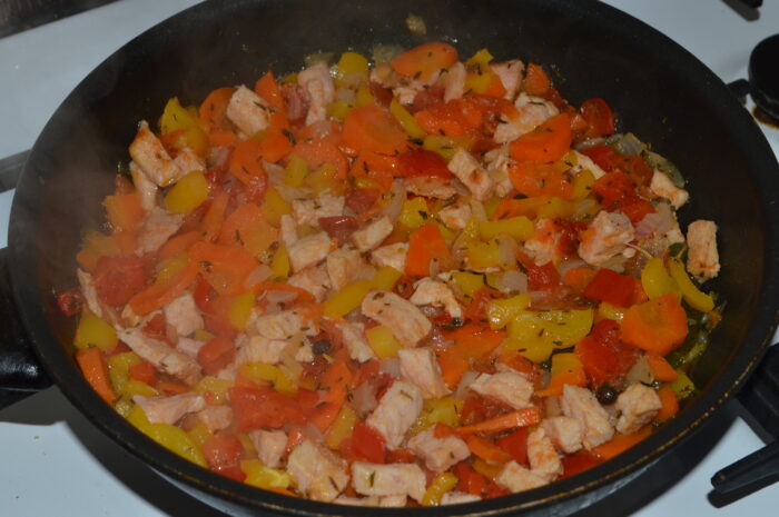 Once it is well cooked, turn off the heat