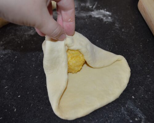 Bring the edges together