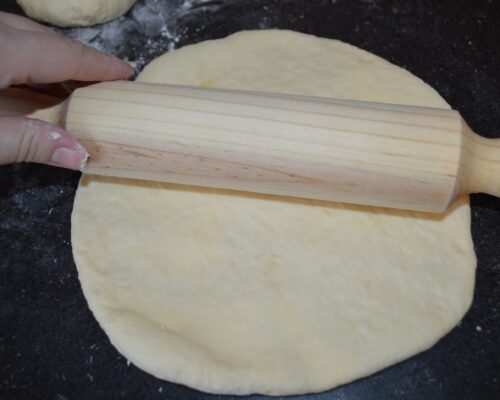 roll out gently with a rolling pin
