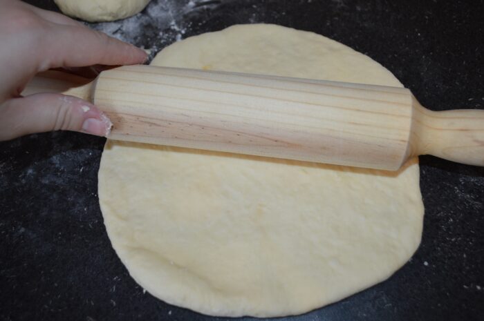 roll out gently with a rolling pin