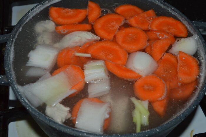 Add the onion and carrot