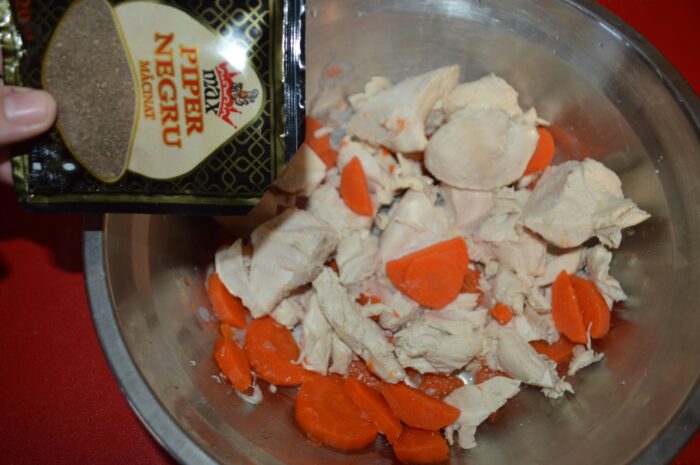 add ground black pepper