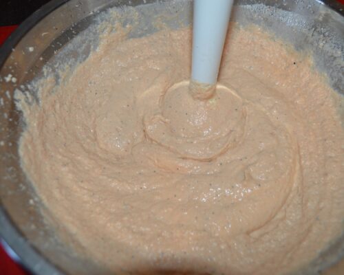 And blend again