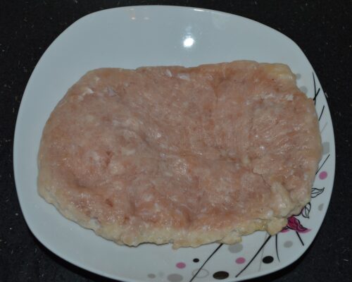 I used ground chicken