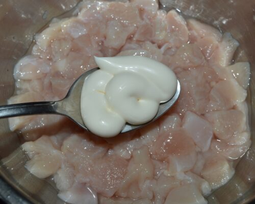 Add a tablespoon of mayonnaise