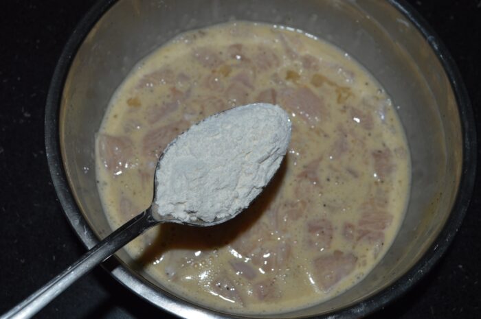 Add 2 tablespoons flour