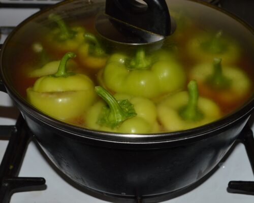 boil the peppers for about an hour