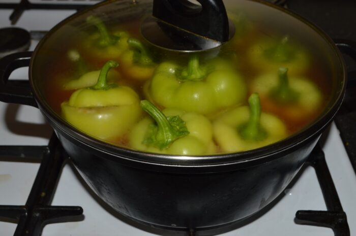 boil the peppers for about an hour