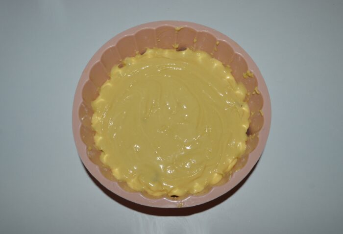 Pour the mixture into the mold