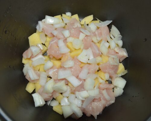 Add the chopped onion